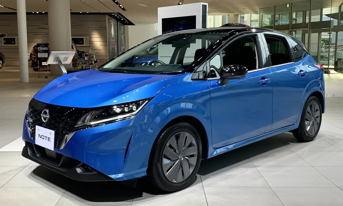 Nissan Note e-Power, part of the Cars2Go fleet in Paphos